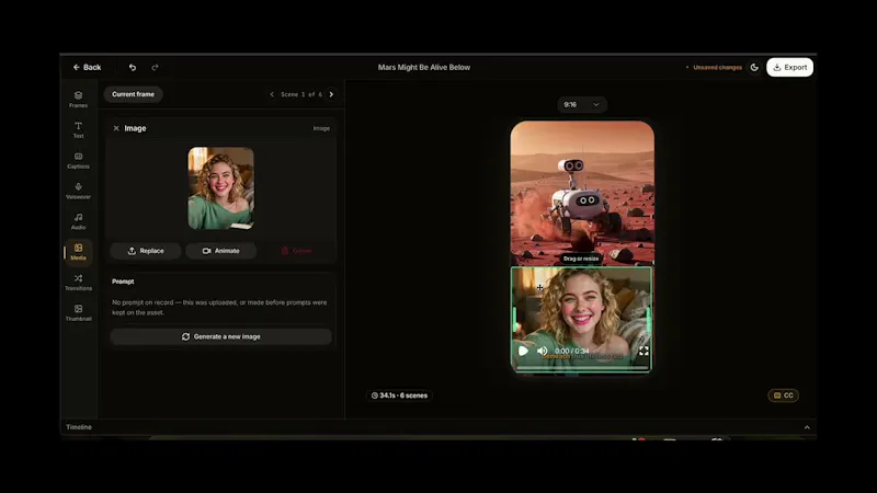 MarsClip screenshot 1 (video preview)
