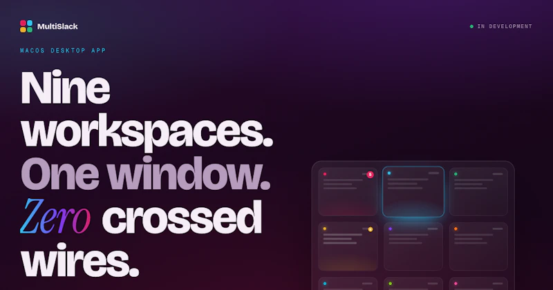 MultiSlack screenshot 1