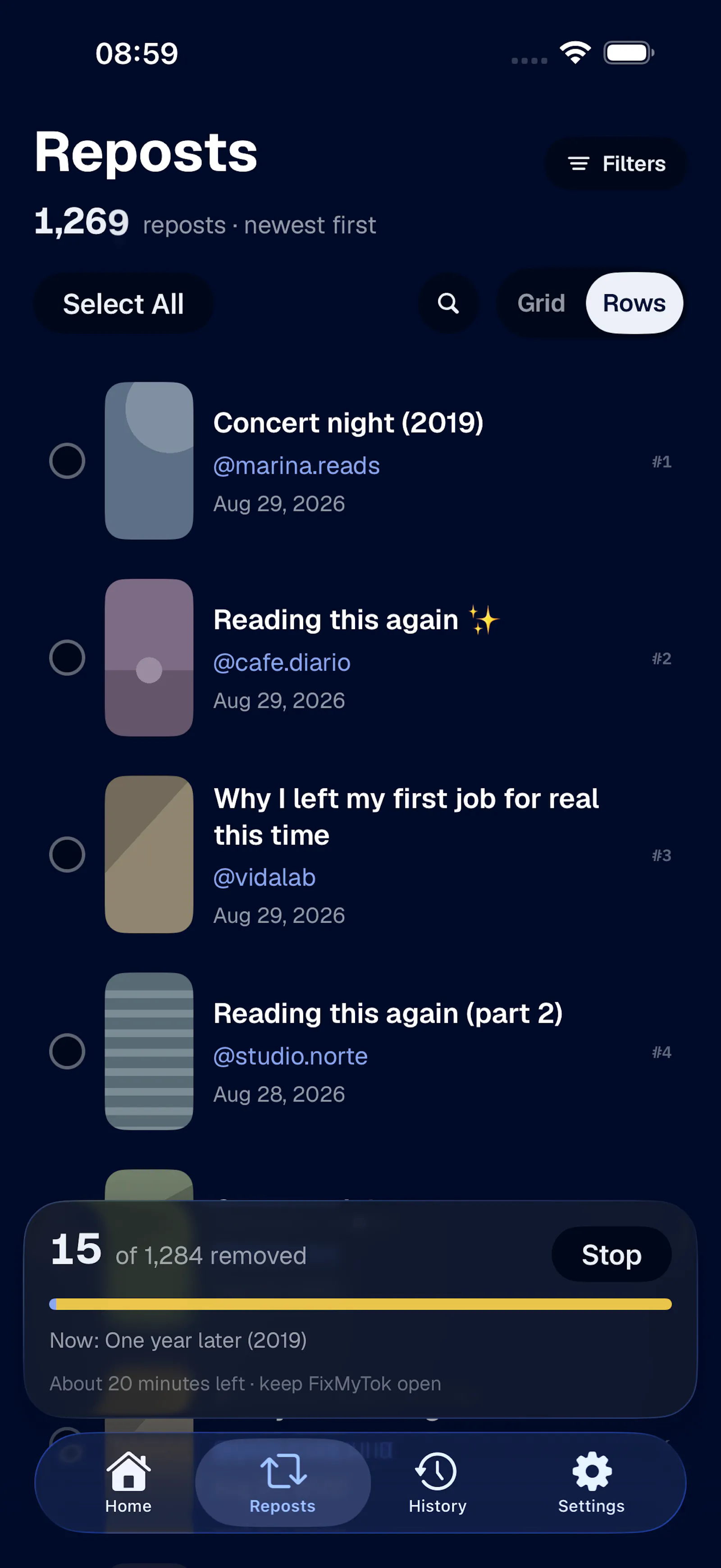 FixMyTok screenshot 4