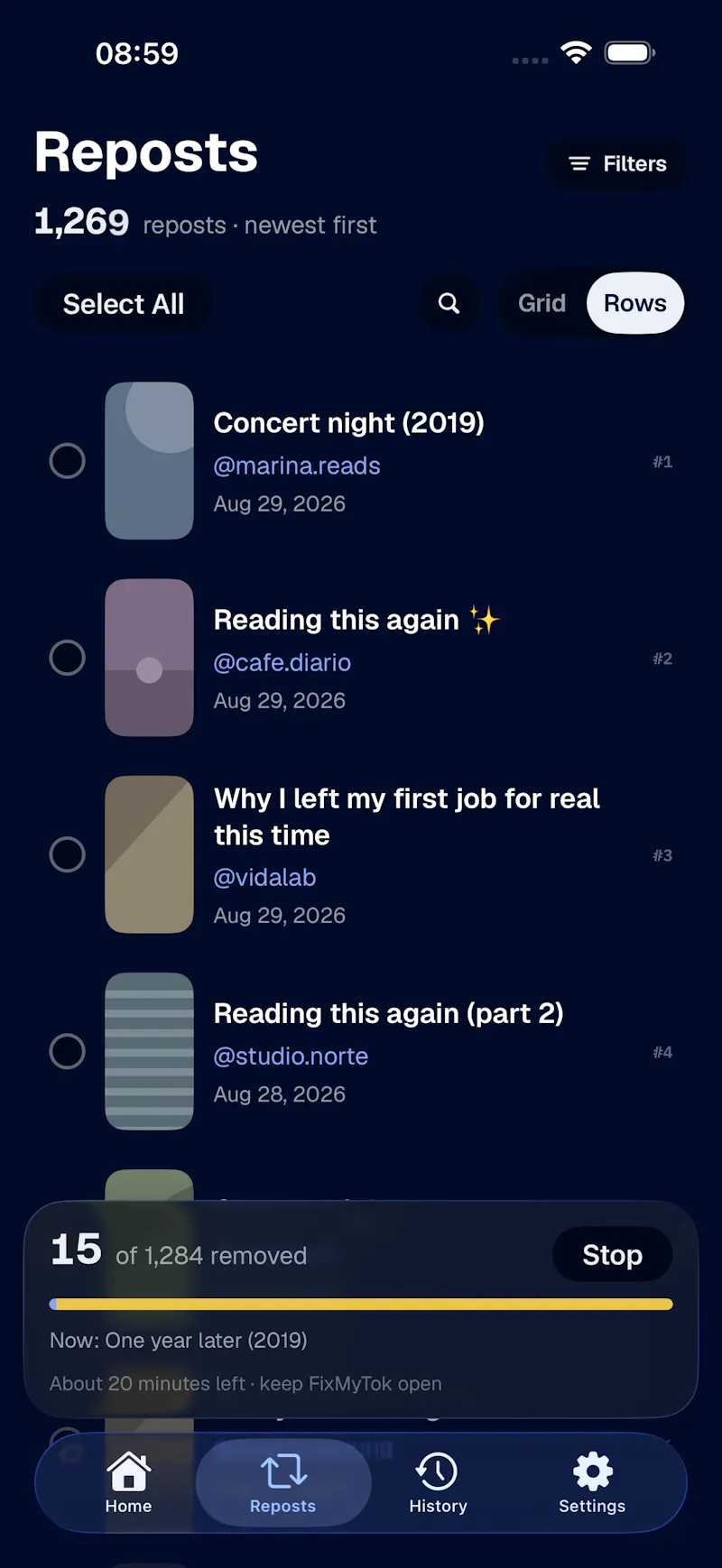FixMyTok screenshot 4