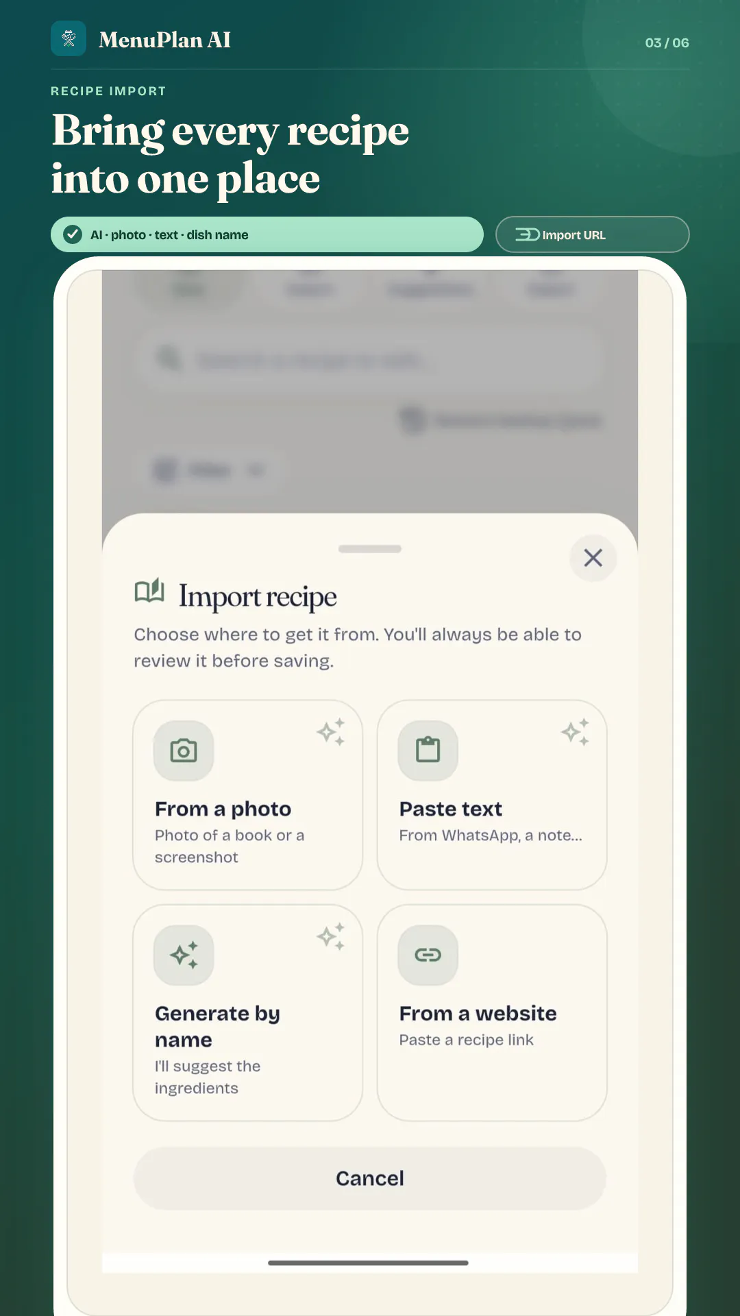 MenuPlan AI gallery image