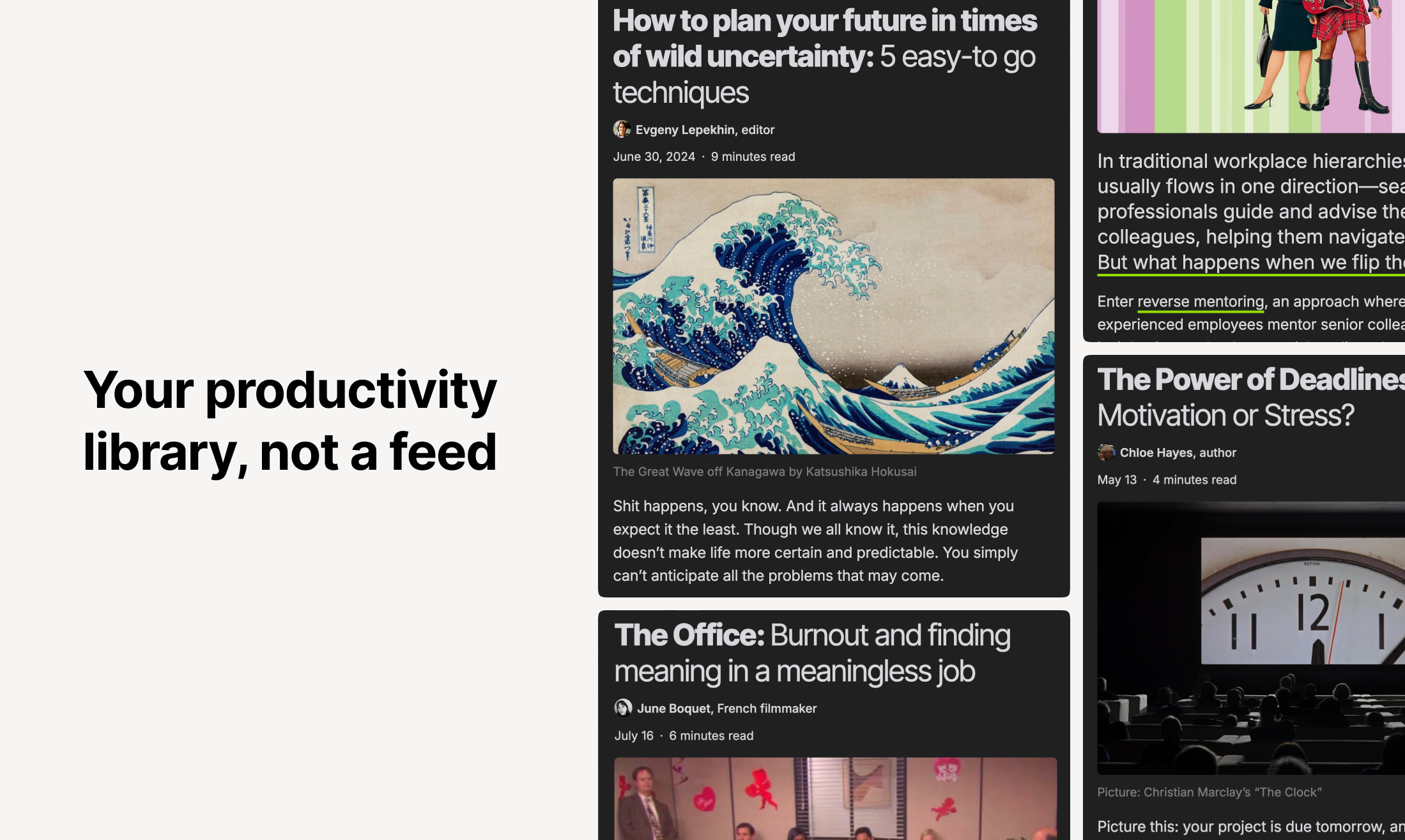 Média Timestripe Magazine - Productivity content that doesn't expire tomorrow 2