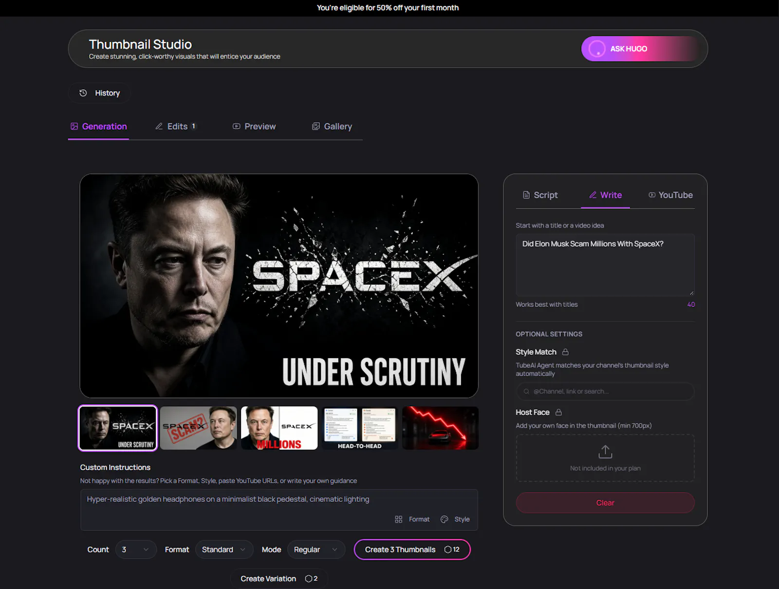 TubeAI - Your YouTube Strategist screenshot 3