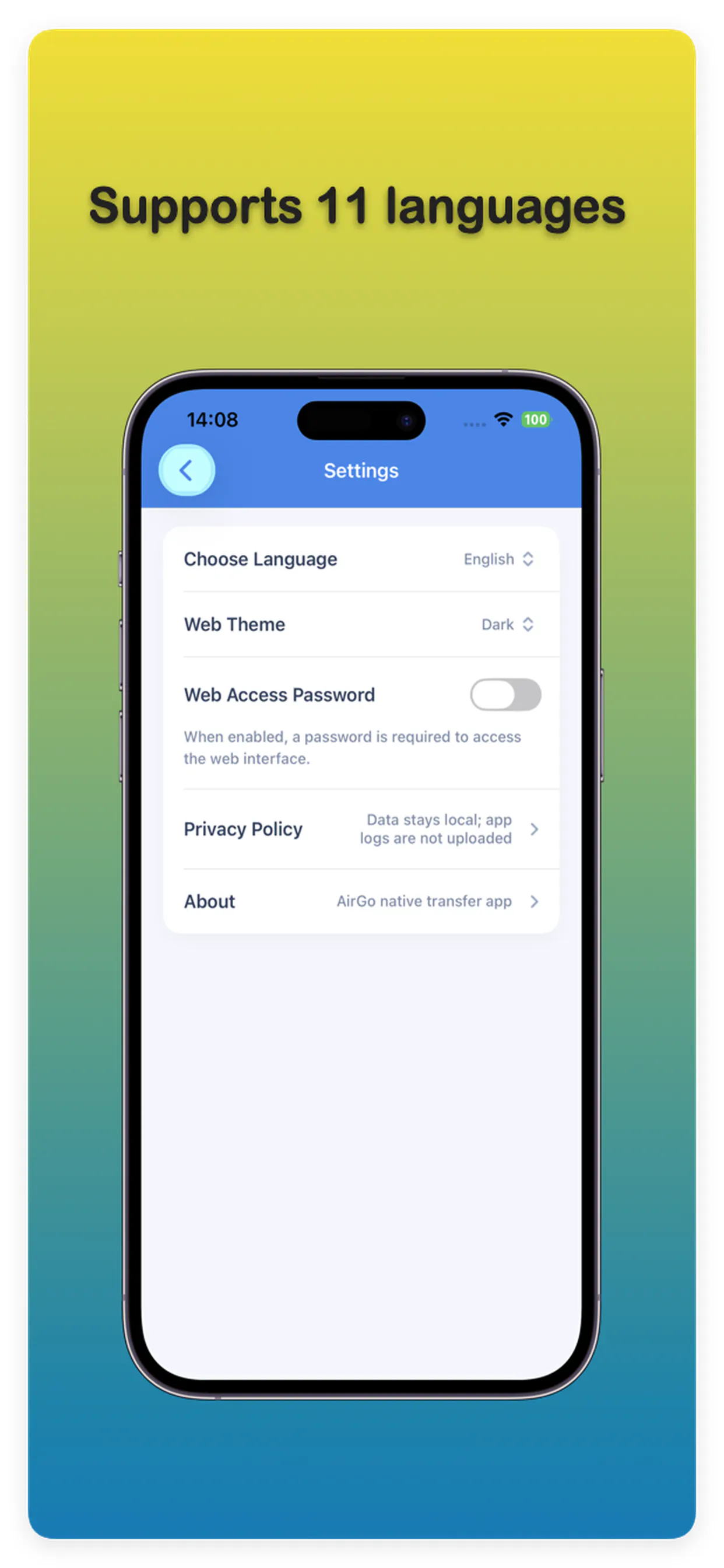 AirGo - WiFi File Transfer gallery image