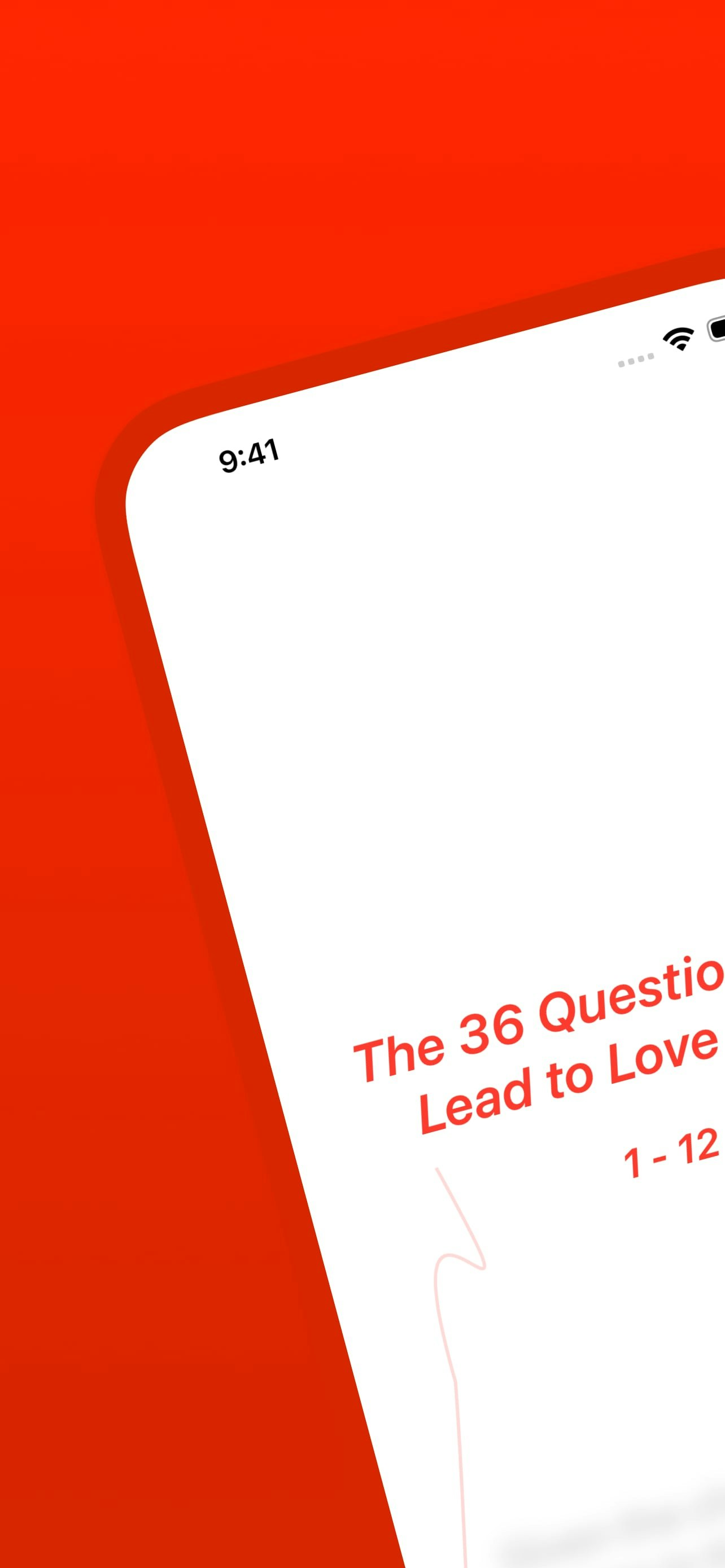 The 36 Questions: Lead to Love gallery image