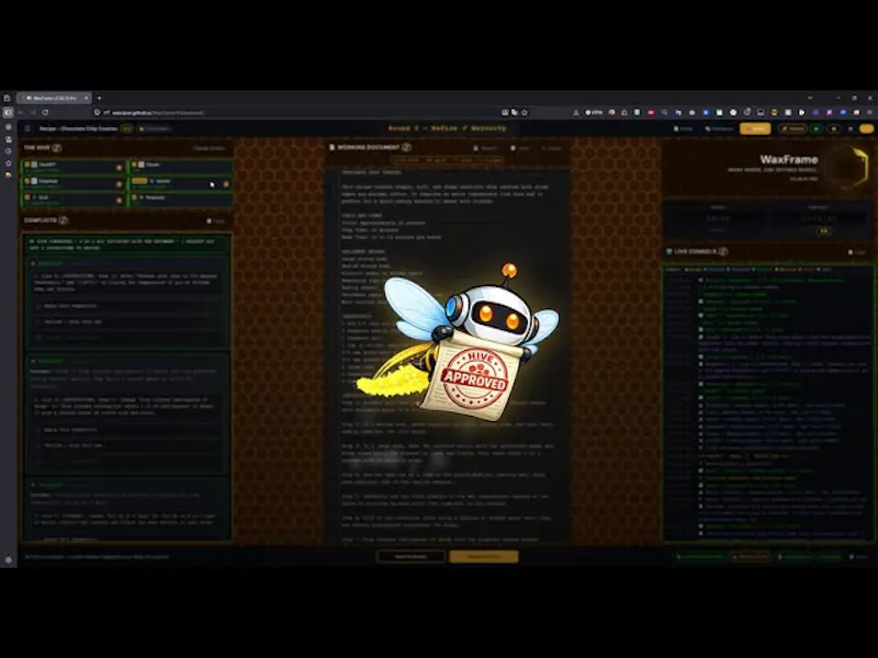 WaxFrame screenshot 1 (video preview)