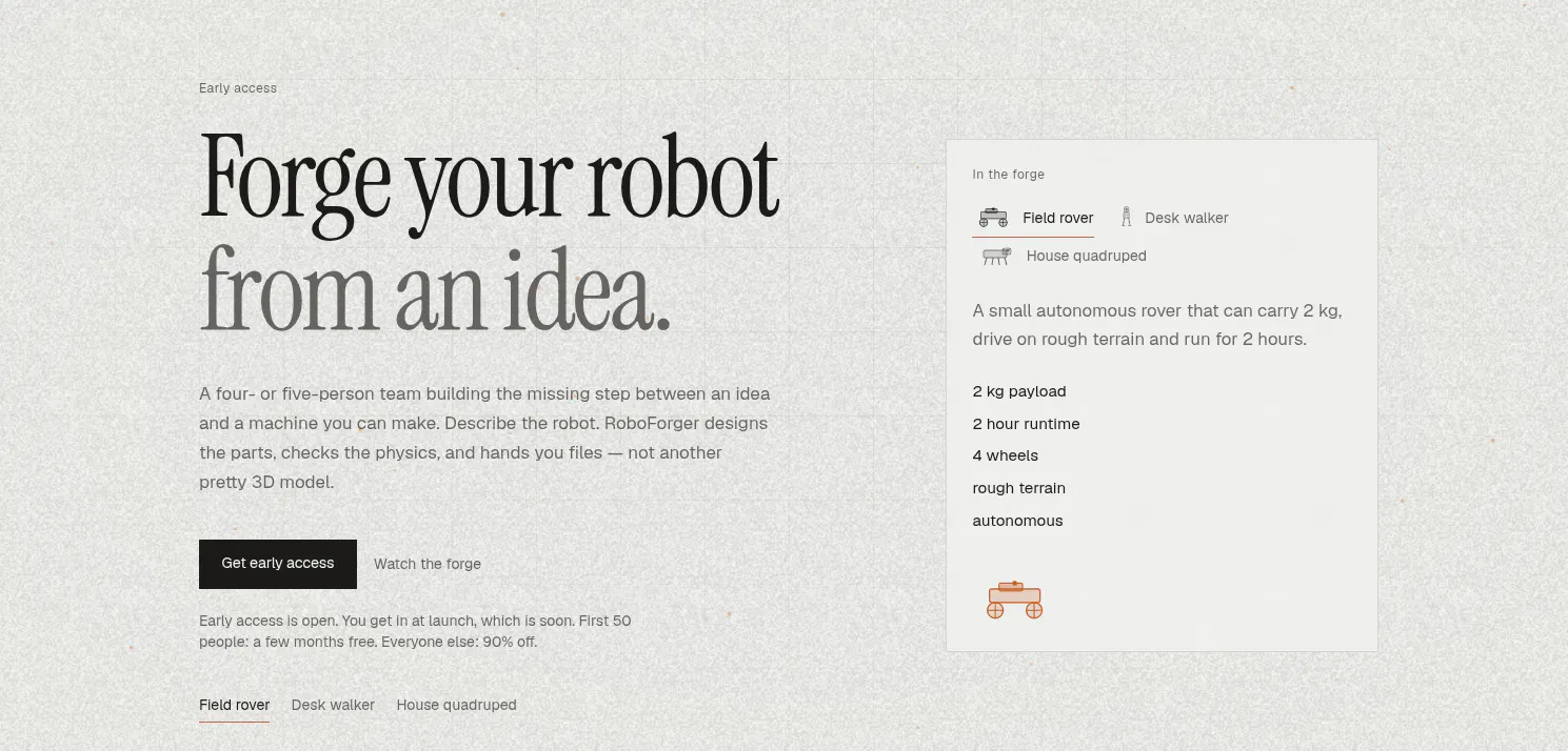 RoboForger - Zero to Hero Robotics 截图 3
