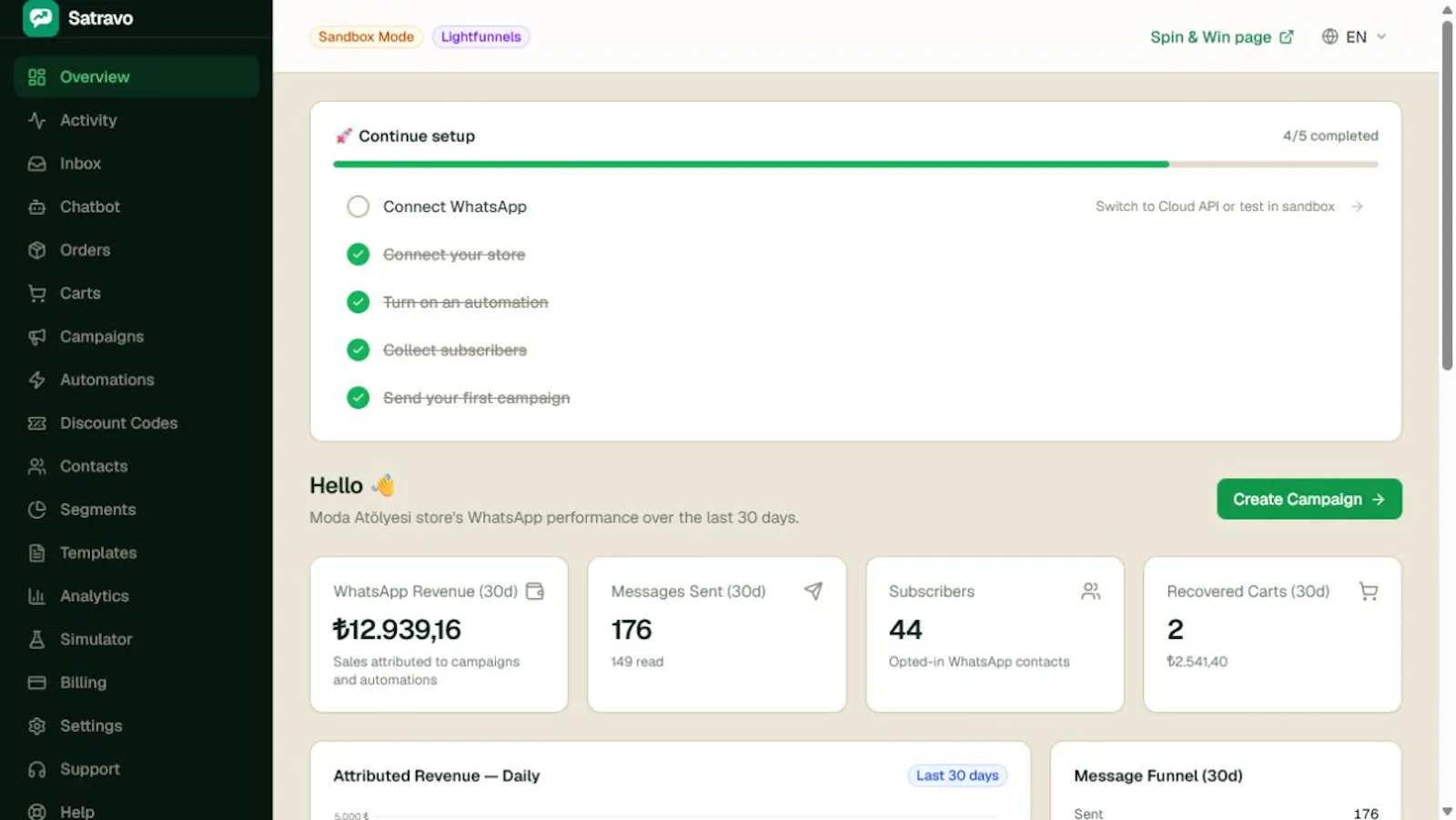 Satravo screenshot 2