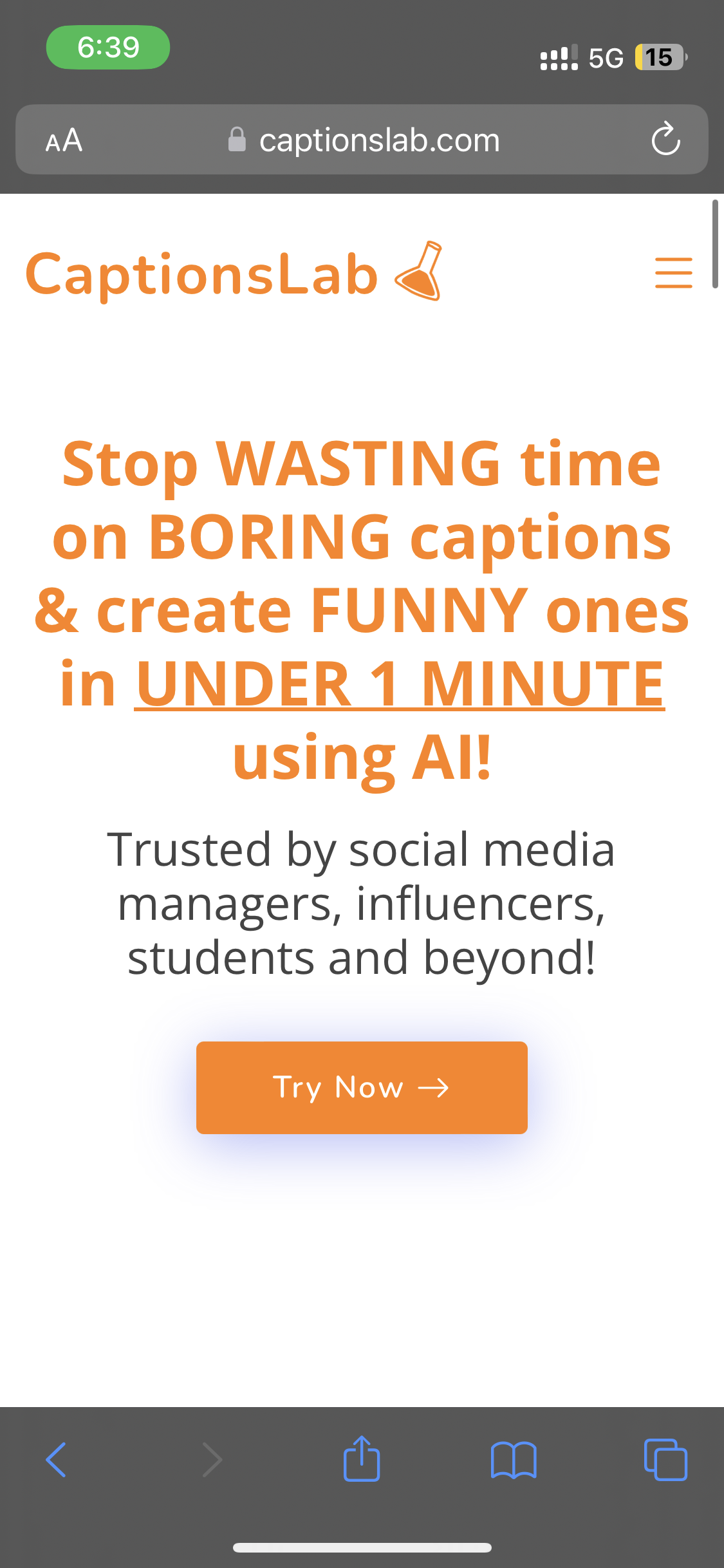 startuptile CaptionsLab-Generate Funny Instagram Captions in Under 1 Minute!