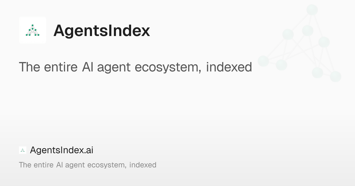 AgentsIndex gallery image