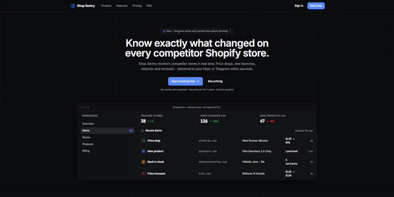 Shop Sentry screenshot 1