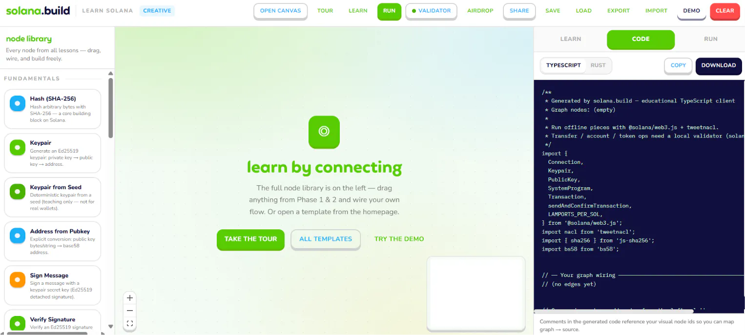 solana.build — learn Solana visually gallery image