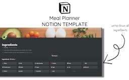 Notion Meal Planner media 2