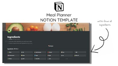 Notion Meal Planner gallery image