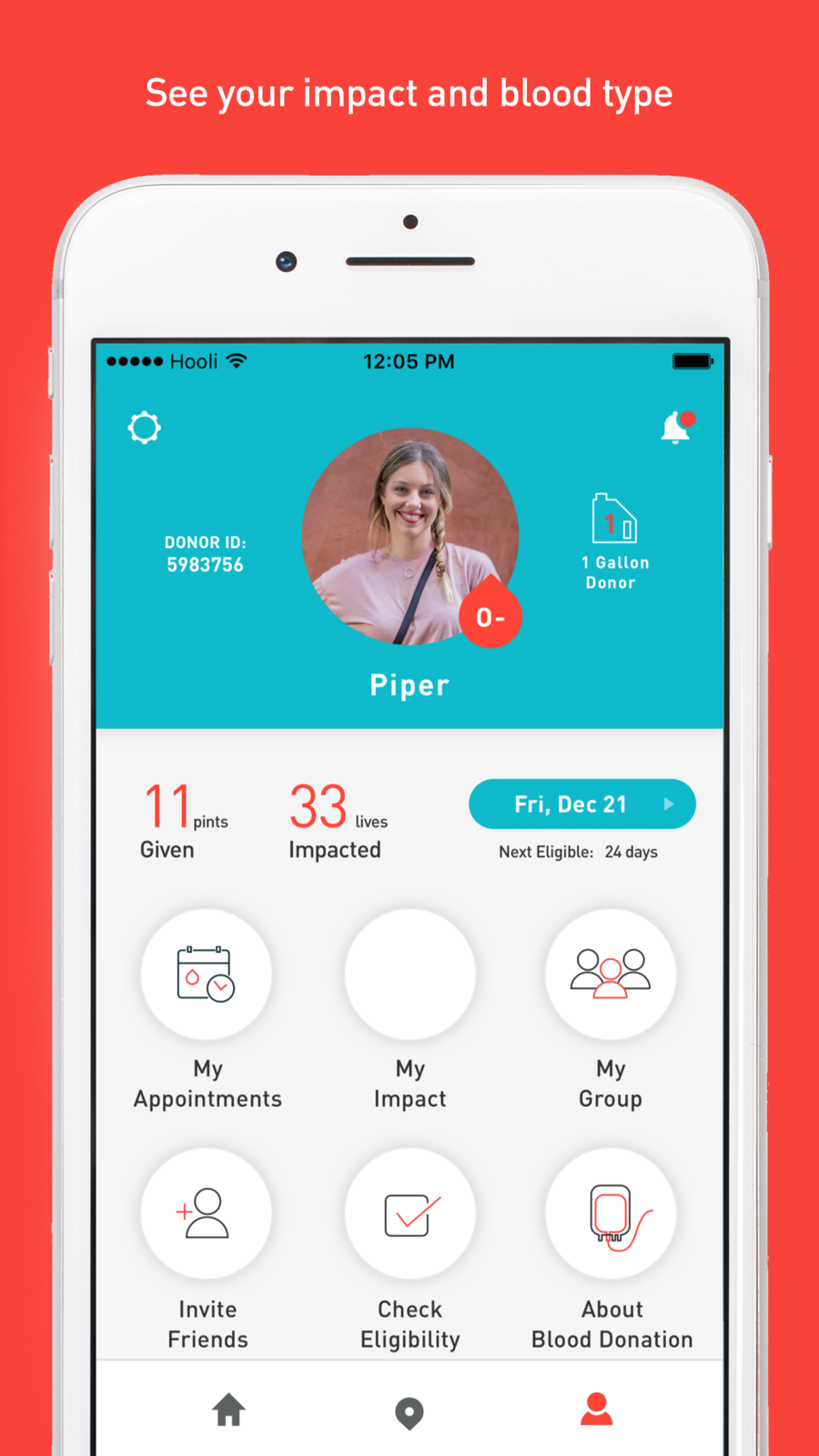 Bloodworks Donor App gallery image