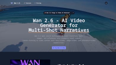 Wan 2.6 AI Video Generator gallery image
