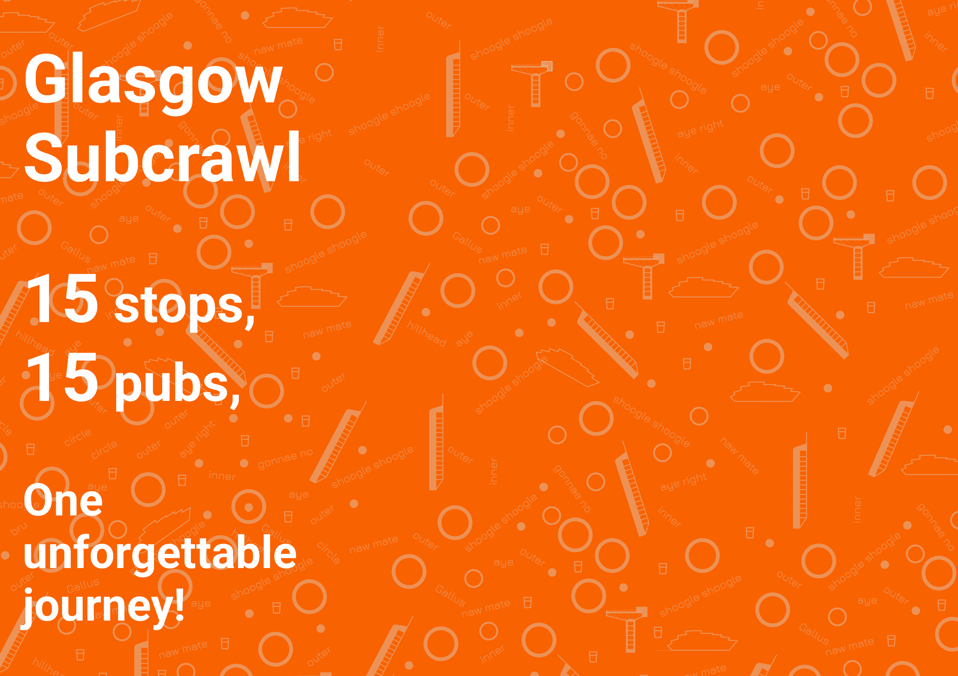 Glasgow Subcrawl -app - The Subway Pub Crawl Adventure media 1