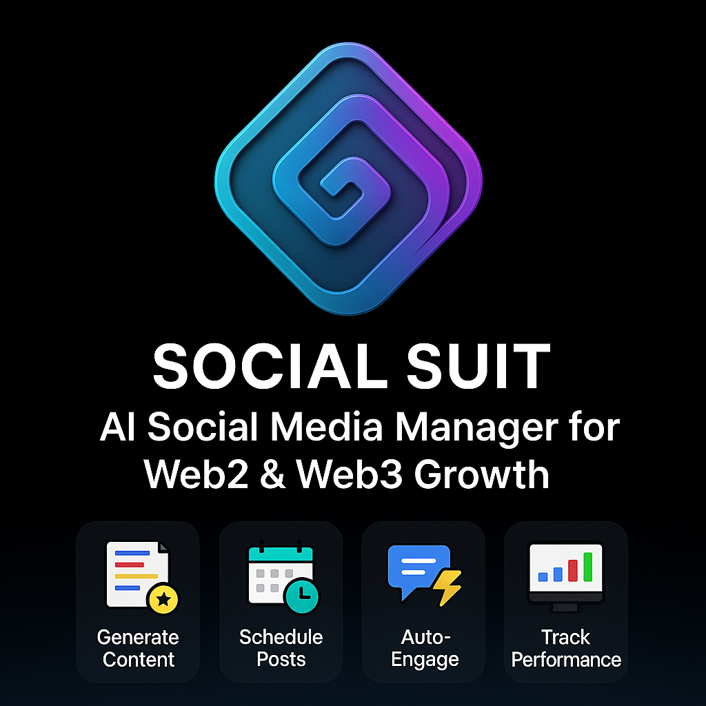 ชุดสังคม - AI Social Media Manager สำหรับการเติบโตของ Web2 และ Web3 media 2