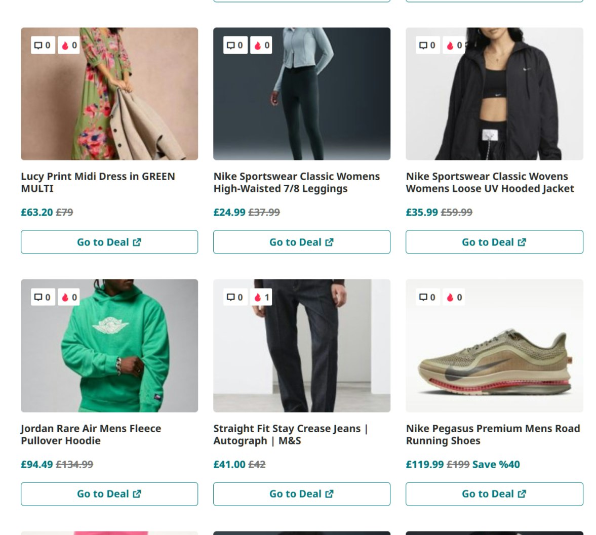 The Deals Store - Screenshot 2 showing product features and functionality