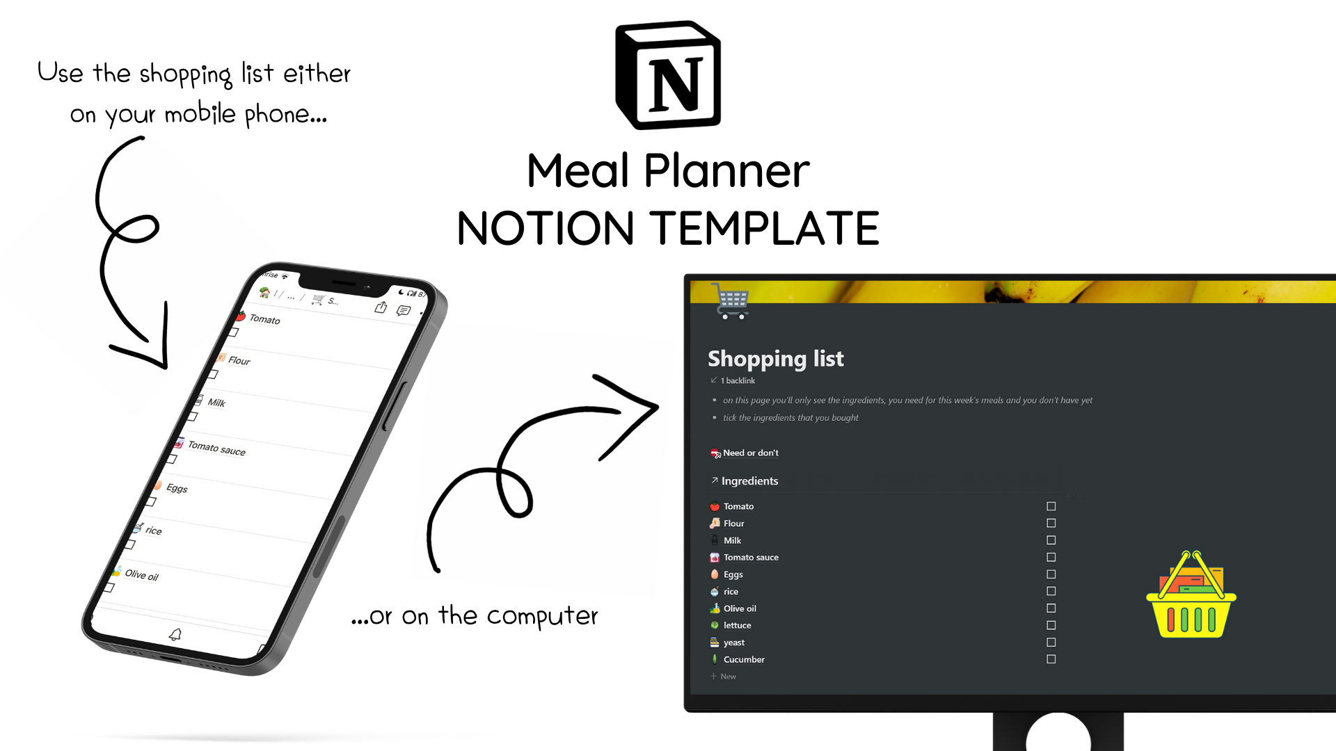 Notion Meal Planner gallery image
