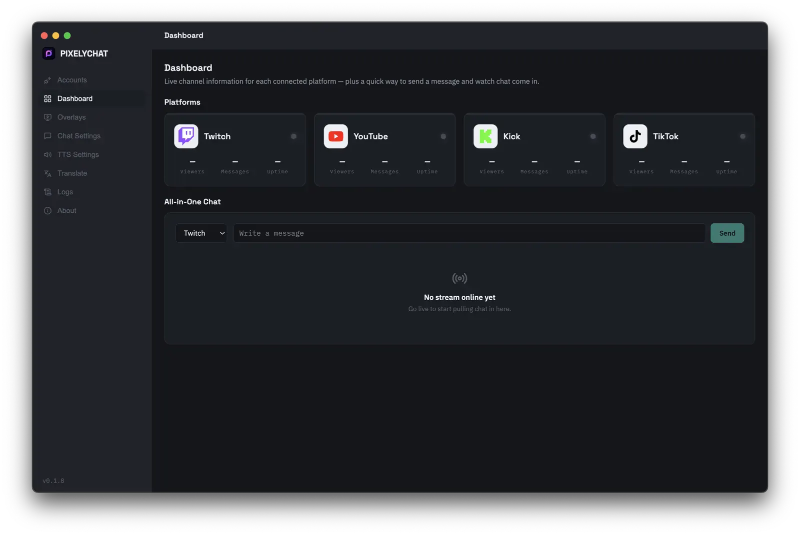 PixelyChat screenshot 1
