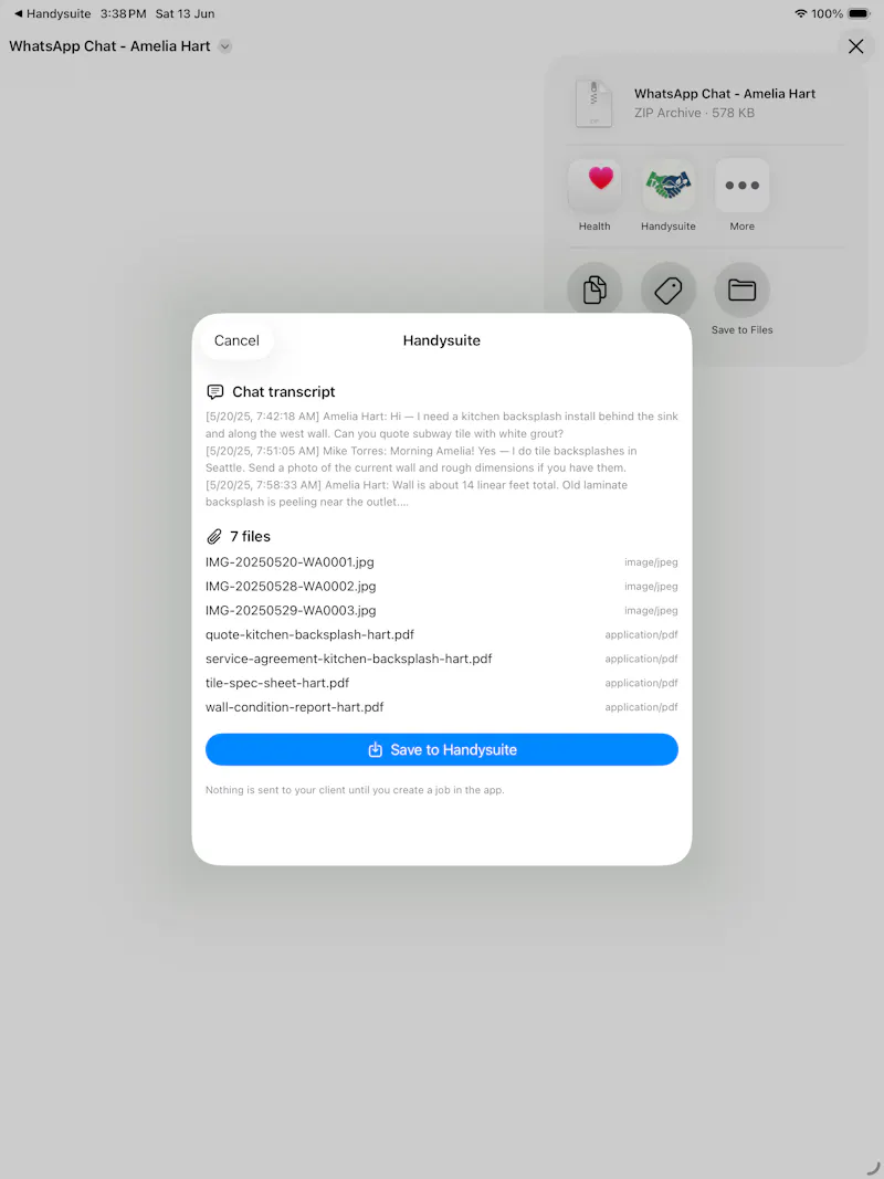 Handysuite screenshot 8