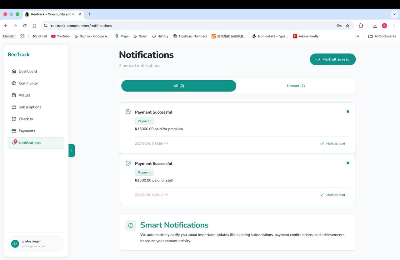 ReeTrack gallery image