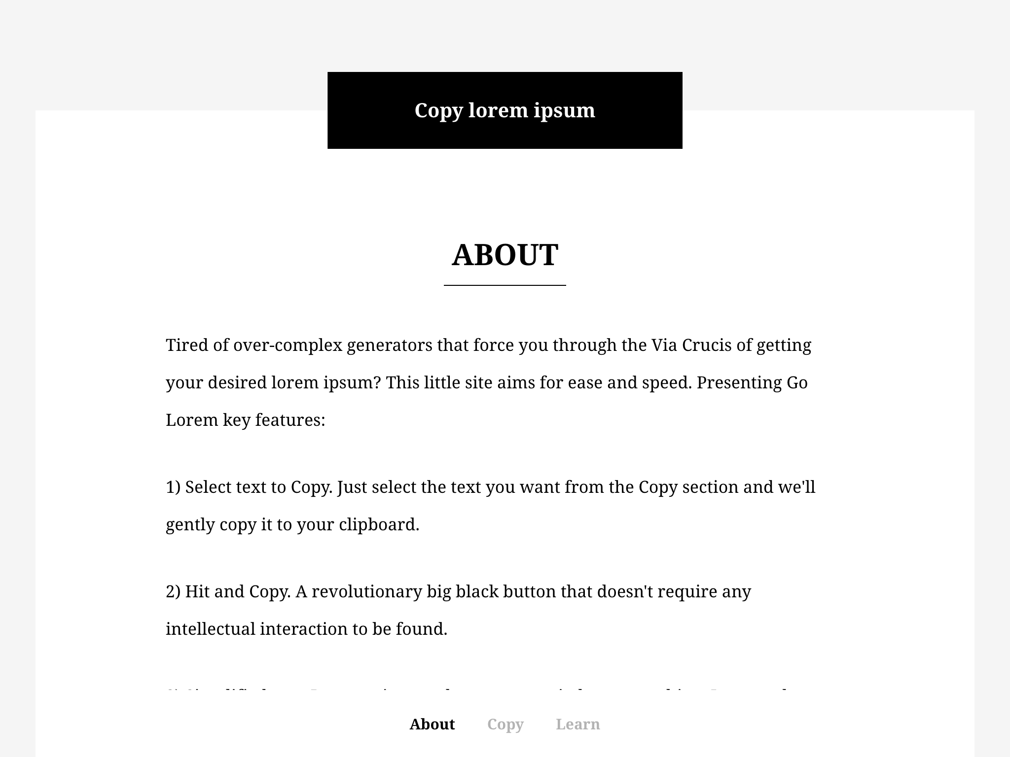 Go Lorem gallery image