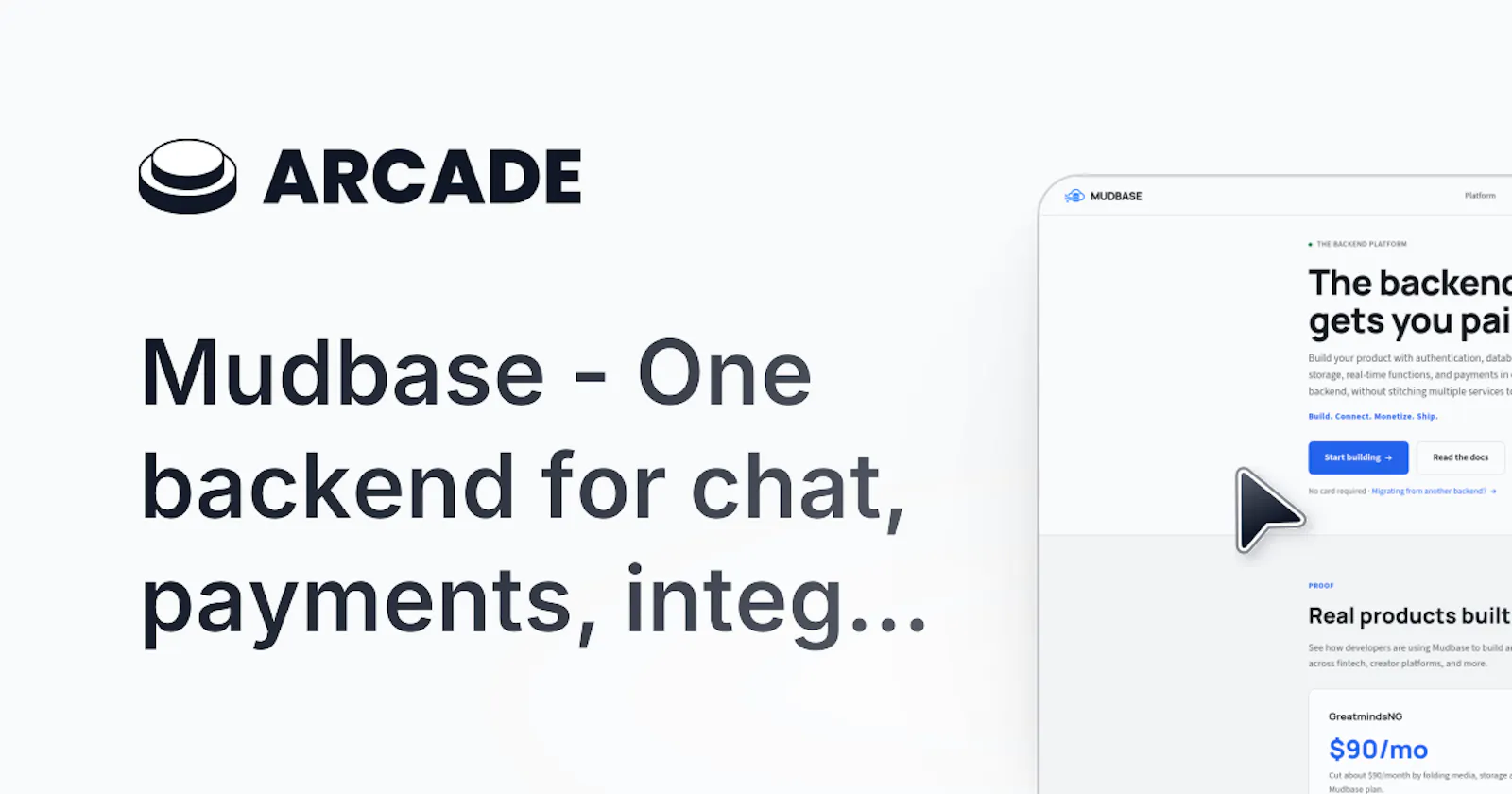 Mudbase BaaS screenshot 3