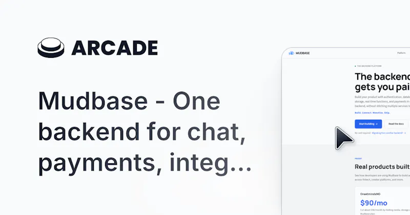 Mudbase BaaS screenshot 3