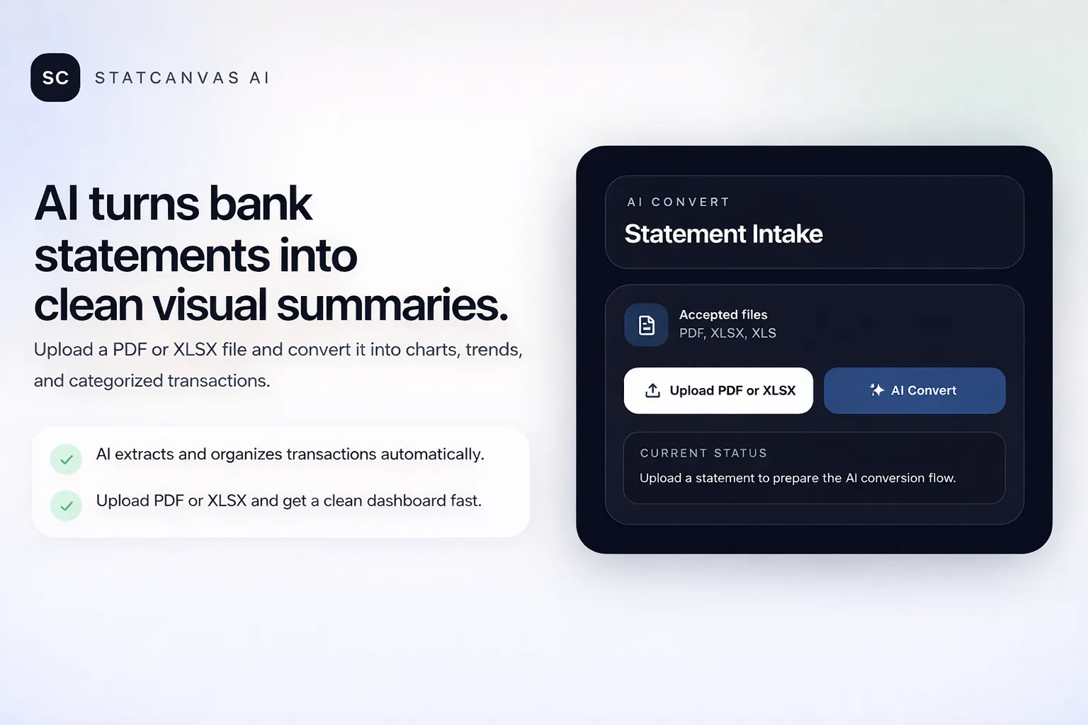 Banner del producto StatCanvas AI