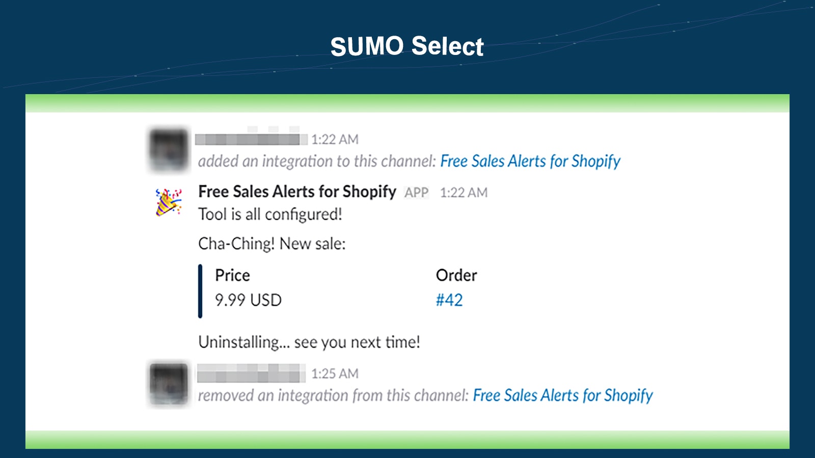 Free Slack Sales Alerts for Shopify gallery image