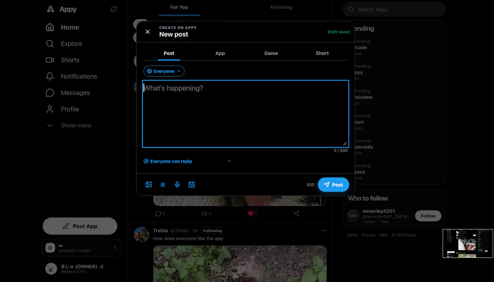 Appy — Post, share, and connect screenshot 9