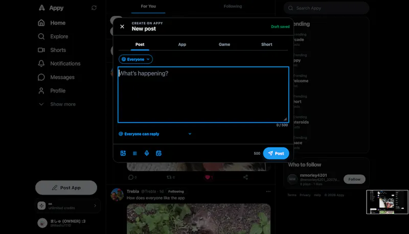 Appy — Post, share, and connect screenshot 9