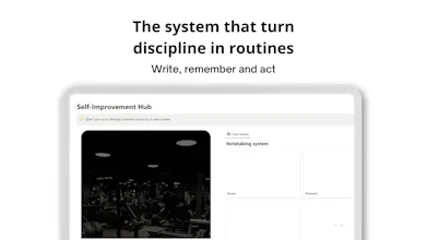 Notion Self-Improvement Template gallery image