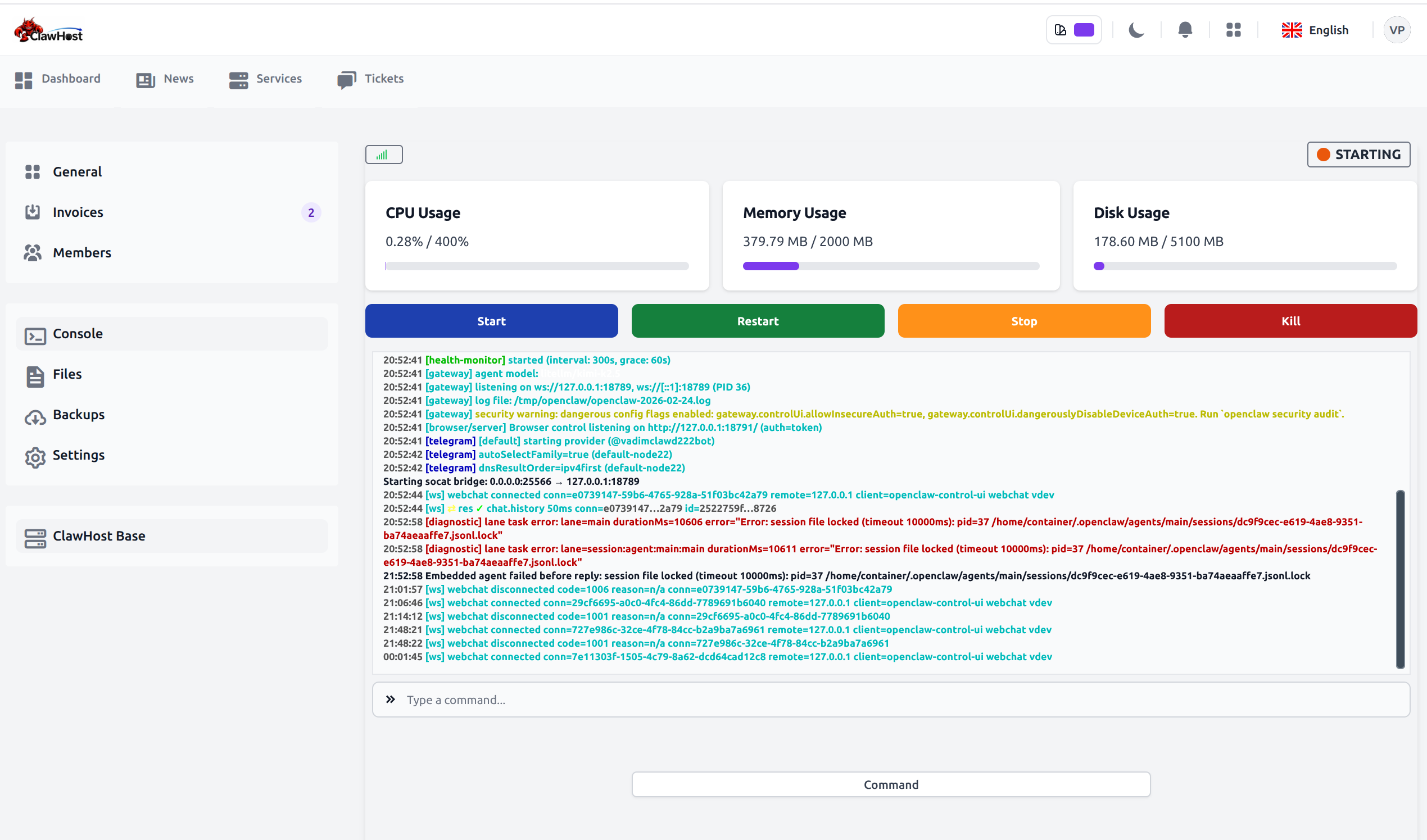 ClawHost.chat gallery image