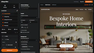 O/Page Website Builder gallery image