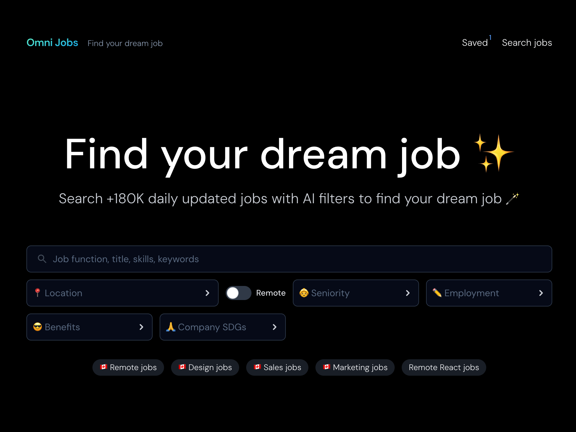 startuptile OmniJobs-Find your dream job in seconds