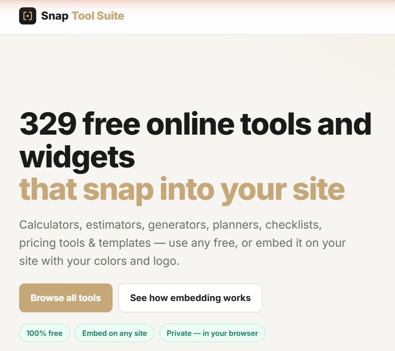 Snap Tool Suite gallery image
