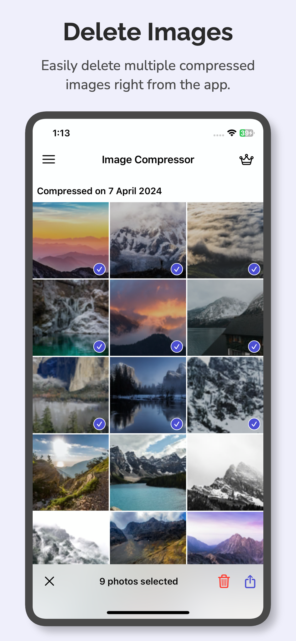 MB to KB Compressor for iPhone media 7