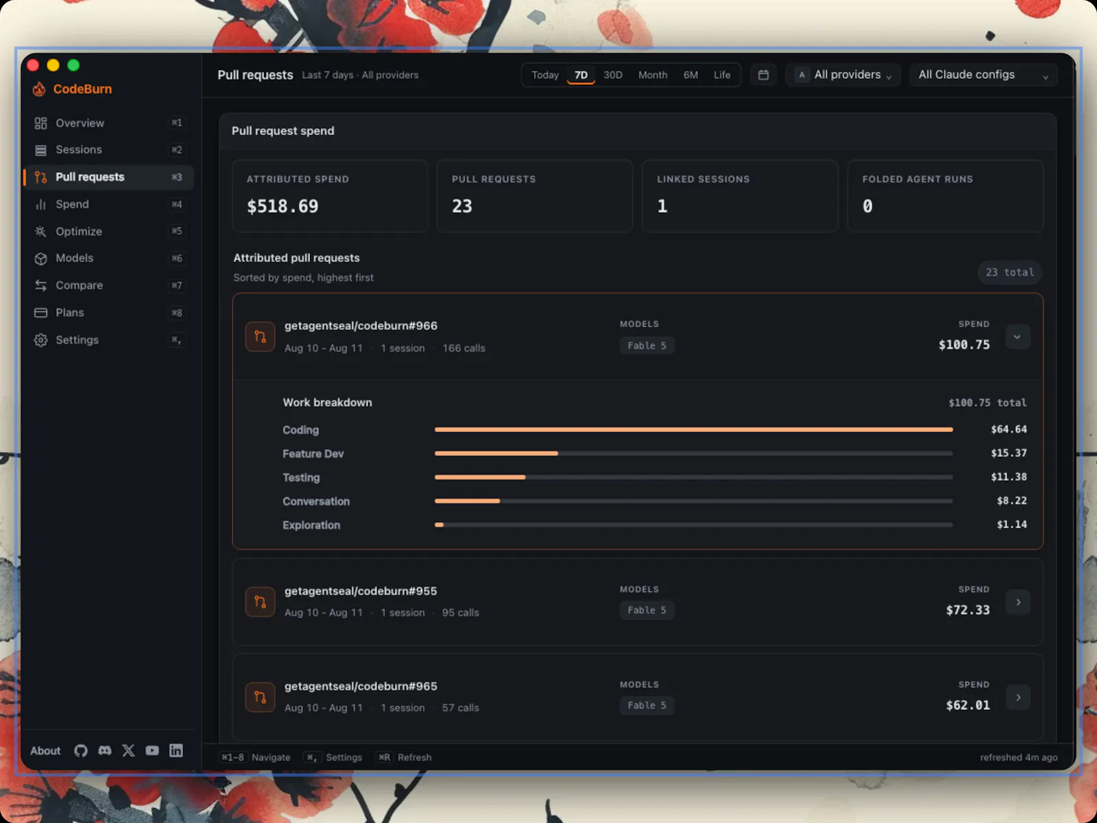 CodeBurn screenshot 5