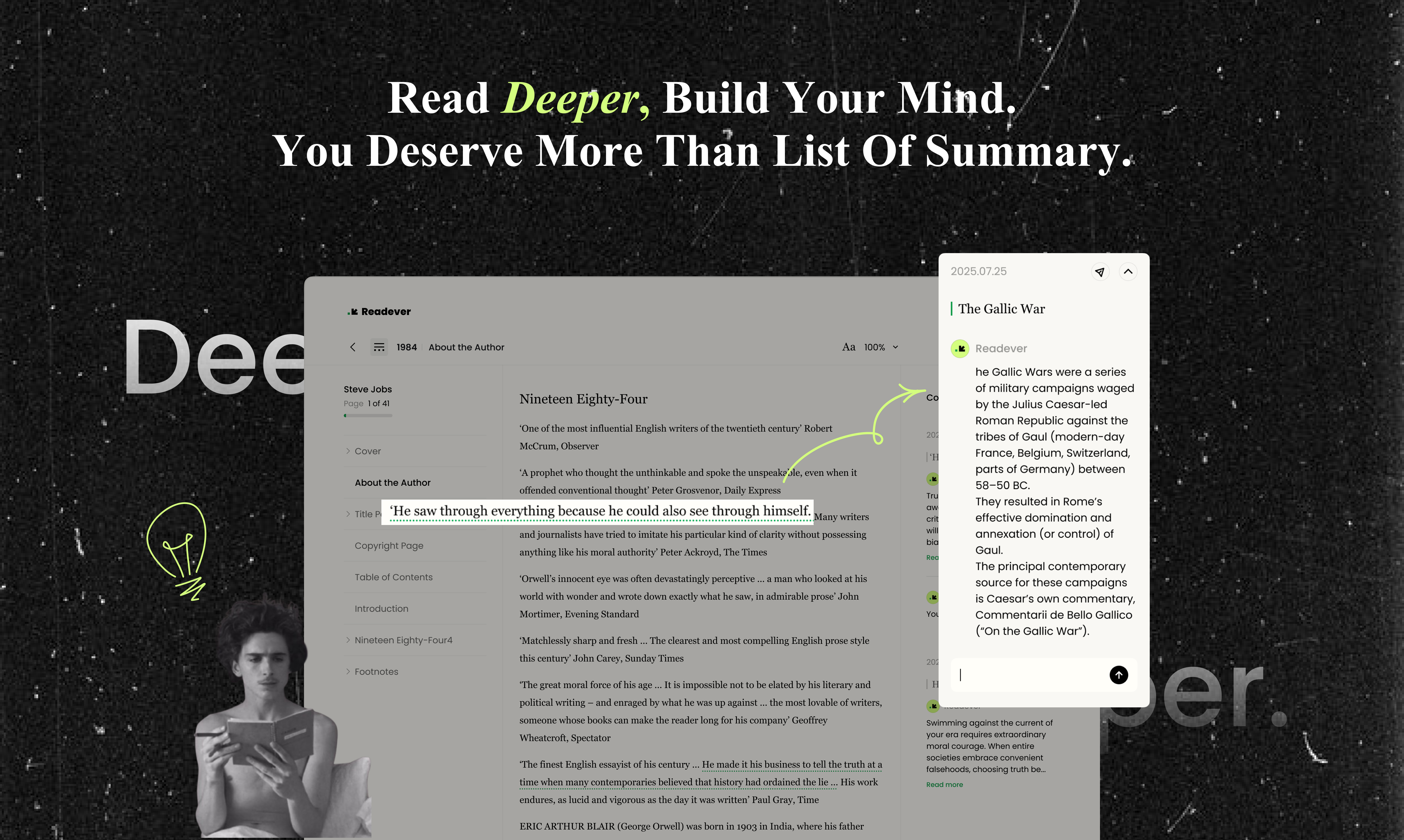 Readever - Screenshot 4 showing product features and functionality