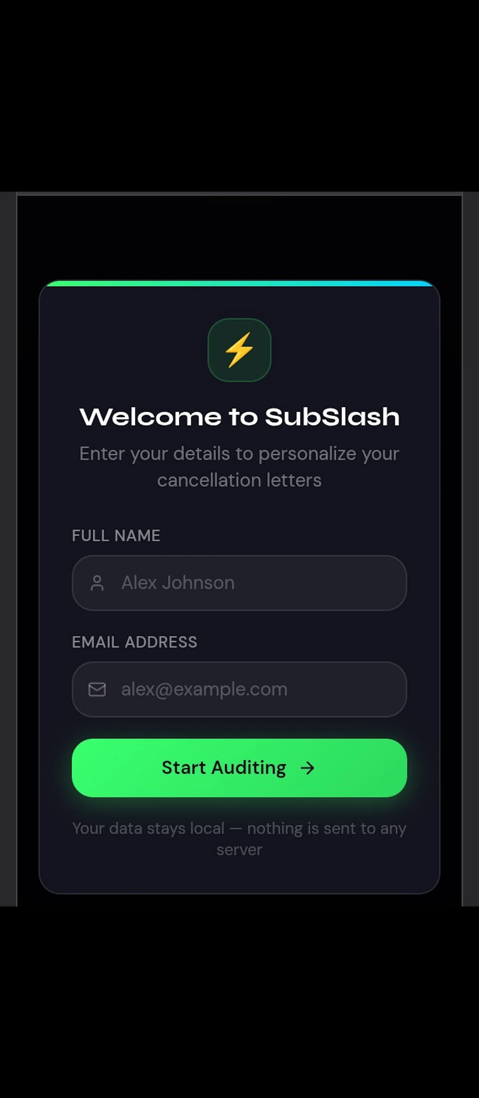 SubSlash screenshot 3