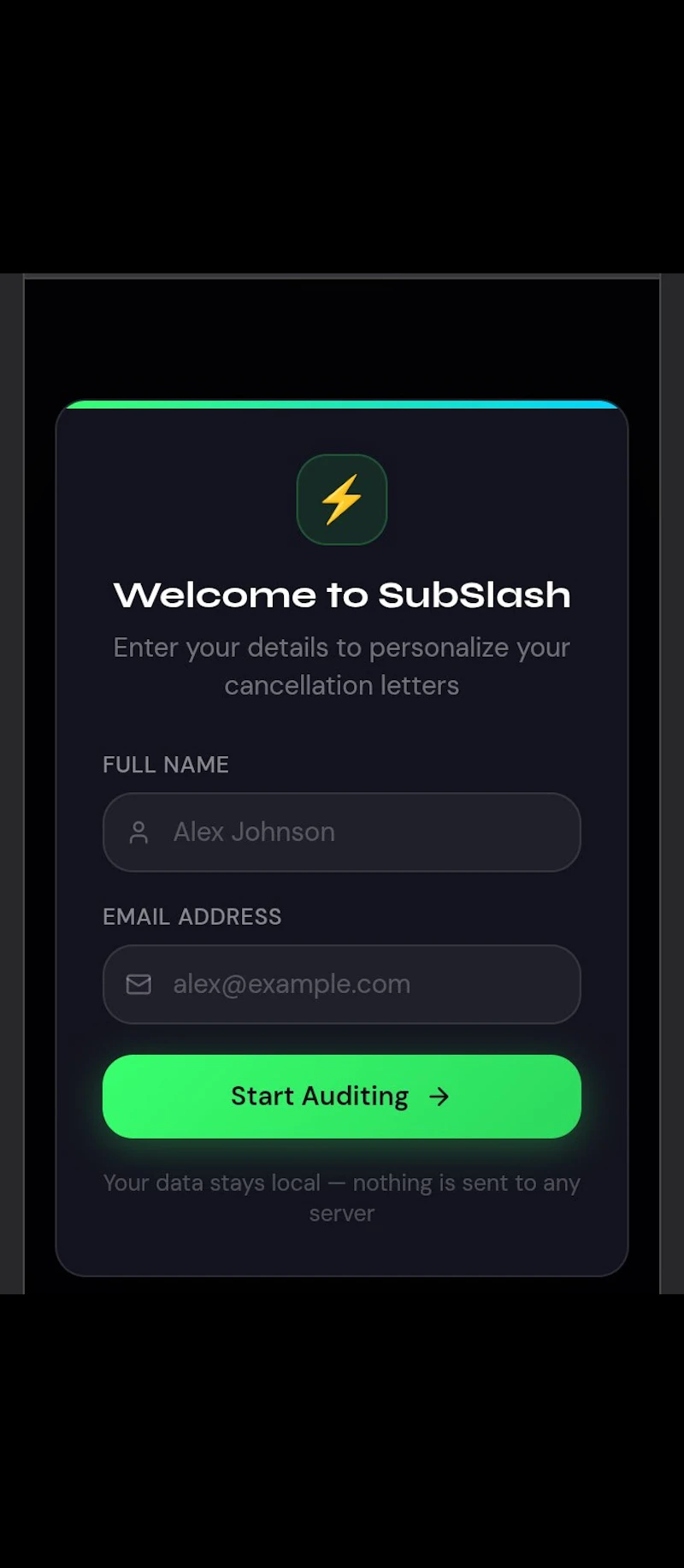 SubSlash screenshot 3