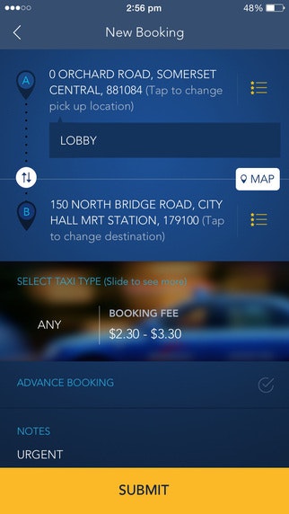 Comfort Delgro taxi booking app gallery image