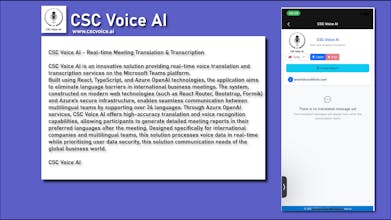 CSC Voice AI gallery image