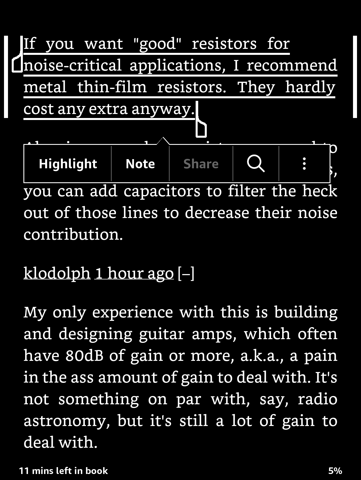 HN to Kindle gallery image