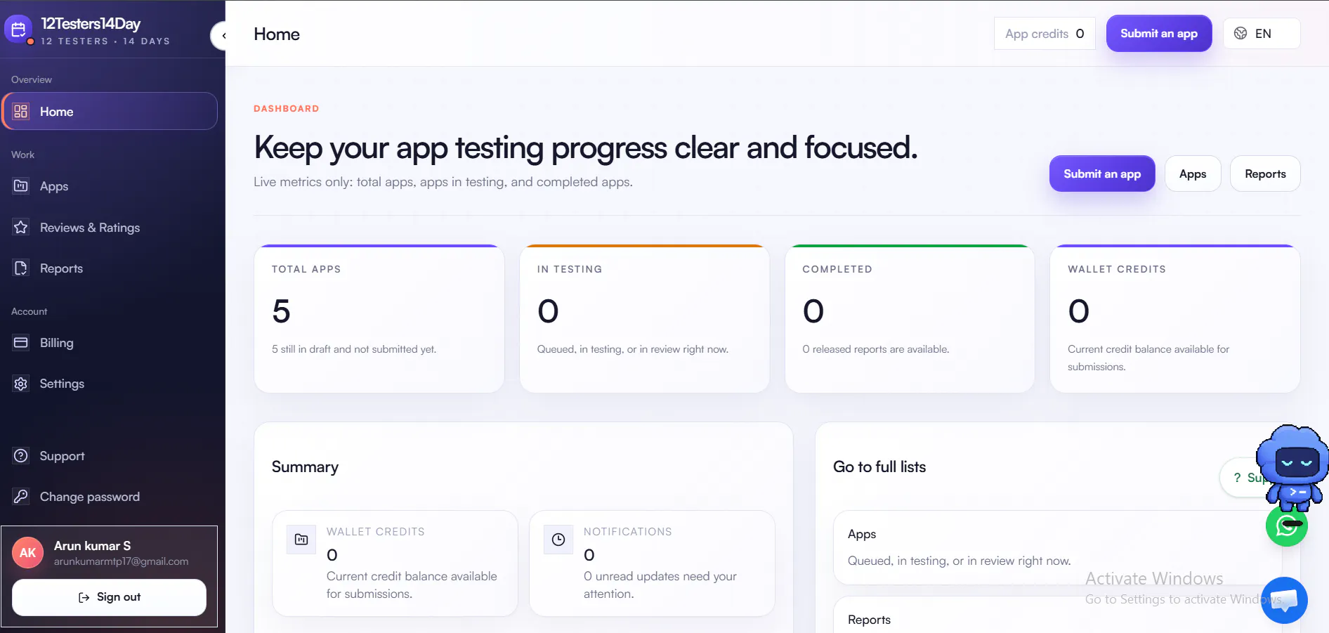 12Testers14Day gallery image