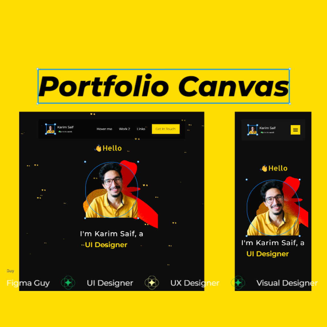 Canvas de portfólio