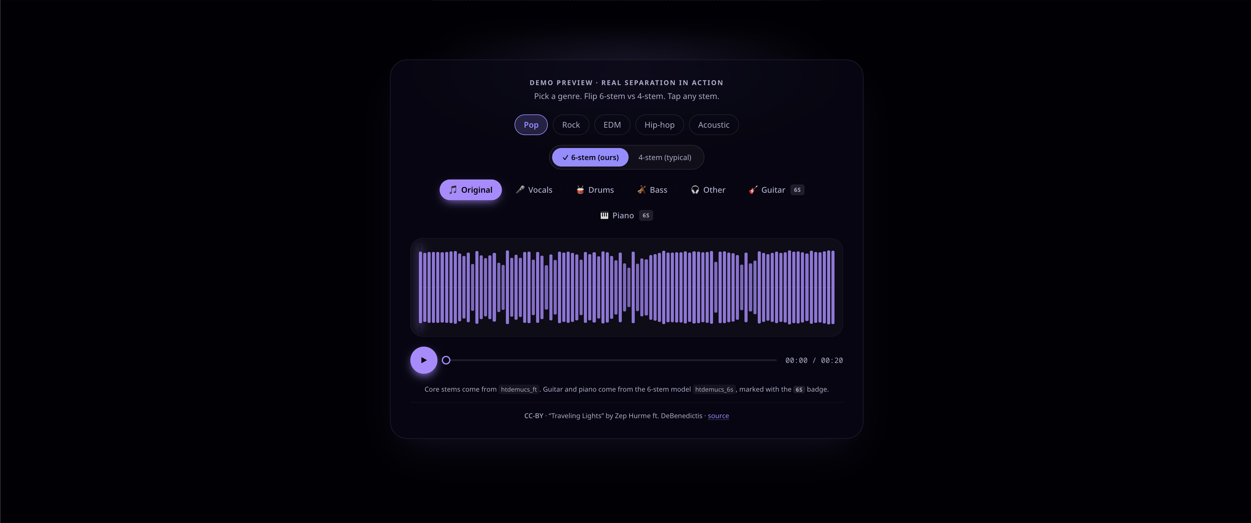 AI Stem Splitter gallery image